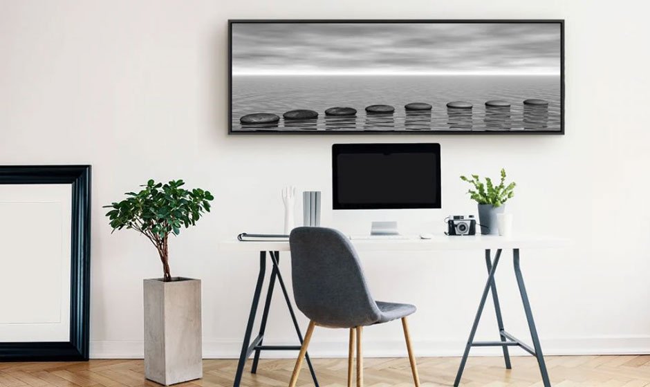 Enhancing Your Home Office with Framed Canvas Art